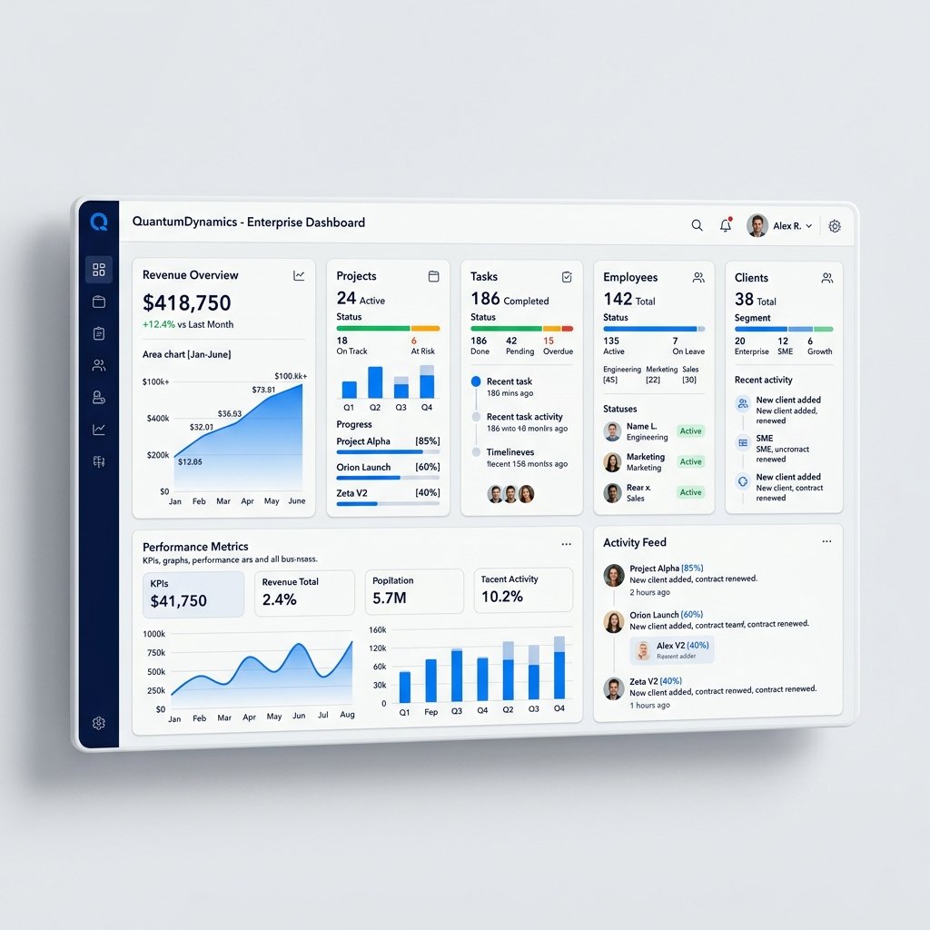 Enterprise Software Dashboard